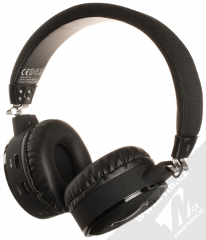 Aligator AH01 Bluetooth stereo sluchátka celá černá (all black) zezadu