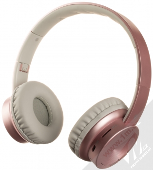 Aligator AH02 Bluetooth stereo sluchátka růžově zlatá světle šedá (rose gold light grey)
