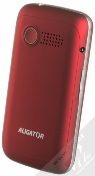 ALIGATOR VS900 SENIOR červená stříbrná (red silver) šikmo zezadu