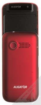 ALIGATOR VS900 SENIOR červená stříbrná (red silver) otevřené zezadu