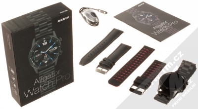 Aligator Watch Pro chytré hodinky černá (black) balení