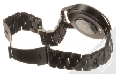 Aligator Watch Pro chytré hodinky černá (black) kovová varianta rozepnuté zezadu