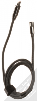 Baseus Legend Elbow Cable zalomený opletený USB Type-C kabel s Apple Lightning konektorem (CATLCS-01) černá (black) komplet