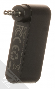 Baseus Qiyin AUX Bluetooth přijímač s 3,5mm jack konektorem (WXQY-01) černá (black) zezadu