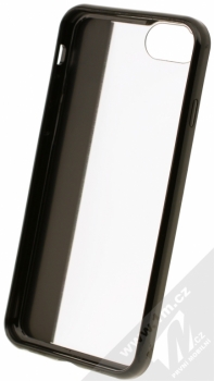 BMW Signature Aluminium Vertical ochranný kryt pro Apple iPhone 7 (BMHCP7TRALBK) černá (black) zepředu