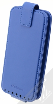 CellularLine Flap Uni Agenda 2XL univerzální flipové pouzdro pro mobilní telefon, mobil, smartphone modrá (blue) zezadu