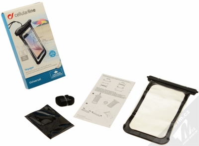 CellularLine Voyager vodotěsné pouzdro pro mobilní telefon, mobil, smartphone černá (black) balení