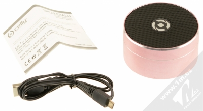 Celly Speakeralu Bluetooth reproduktor růžově zlatá (rose gold) balení