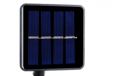 1Mcz DFPS-50LED-M Solární světelná girlanda 6,7m-4,8m 2V IP65 50x LED černá (black)