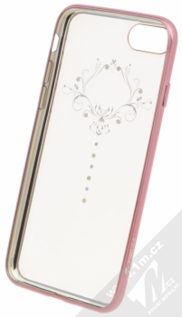 Devia Crystal Soft Case Iris ochranný kryt pro Apple iPhone 7 růžově zlatá (rose gold) zepředu