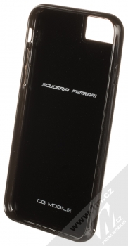 Ferrari Heritage Carbon ochranný kryt pro Apple iPhone 7, iPhone 8, iPhone SE (2020) (FEHCAHCI8BK) černá (black) zepředu