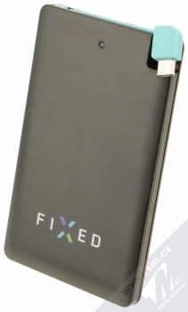 Fixed Super Slim PowerBank záložní zdroj 2500mAh pro mobilní telefon, mobil, smartphone, tablet černá (black)