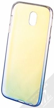 Forcell Blueray TPU ochranný silikonový kryt pro Samsung Galaxy J5 (2017) průhledná modrá (transparent blue) zepředu