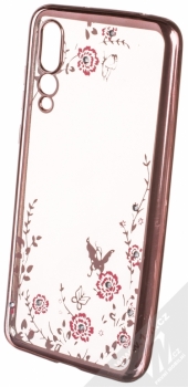 Forcell Diamond TPU ochranný kryt pro Huawei P20 Pro růžově zlatá (rose gold)