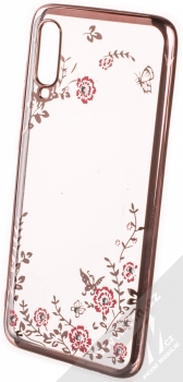 Forcell Diamond TPU ochranný kryt pro Samsung Galaxy A70 růžově zlatá (rose gold)