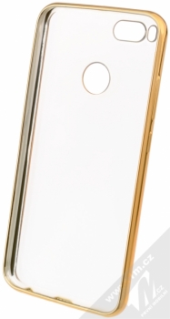 ForCell Electro TPU ochranný kryt pro Xiaomi Mi A1 zlatá (gold) zepředu