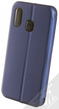 Forcell Elegance Book flipové pouzdro pro Samsung Galaxy A40 tmavě modrá (dark blue) zezadu