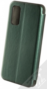 Forcell Elegance Book flipové pouzdro pro Samsung Galaxy S20 tmavě zelená (dark green) zezadu