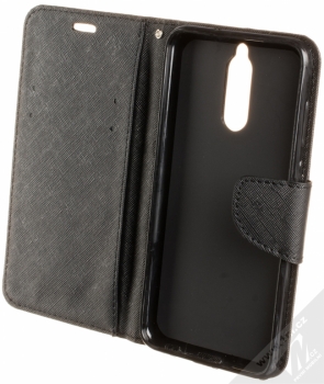 Forcell Fancy Book flipové pouzdro pro Huawei Mate 10 Lite černá (black) otevřené