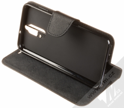 Forcell Fancy Book flipové pouzdro pro Huawei Mate 10 Lite černá (black) stojánek