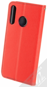 Forcell Fancy Book flipové pouzdro pro Huawei P30 Lite červená modrá (red blue) zezadu