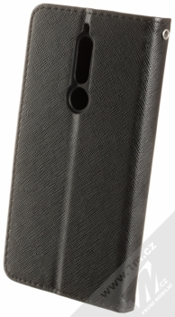 Forcell Fancy Book flipové pouzdro pro Nokia 5.1 černá (black) zezadu