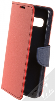 Forcell Fancy Book flipové pouzdro pro Samsung Galaxy S10 červená modrá (red blue)
