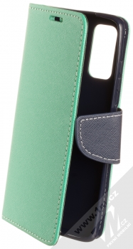 Forcell Fancy Book flipové pouzdro pro Samsung Galaxy S20 mátově zelená modrá (mint blue)