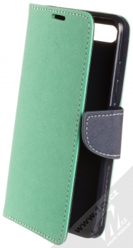 Forcell Fancy Book flipové pouzdro pro Xiaomi Mi 8 Lite mátově zelená modrá (mint blue)
