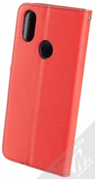Forcell Fancy Book flipové pouzdro pro Xiaomi Mi A2 červená modrá (red blue) zezadu