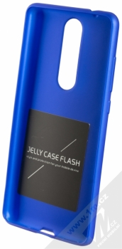 Forcell Jelly Matt Case TPU ochranný silikonový kryt pro Nokia 5.1 modrá (blue) zepředu