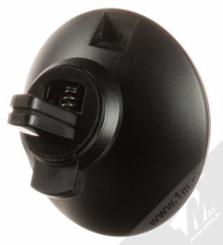 Forcell Ring Wireless Charger magnetický držák s bezdrátovým nabíjením do mřížky ventilace automobilu černá (black) zezadu