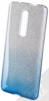 Forcell Shining třpytivý ochranný kryt pro Xiaomi Mi 9T stříbrná modrá (silver blue)