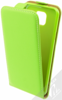 ForCell Slim Flip Flexi otevírací pouzdro pro LG X Cam limetkově zelená (lime)