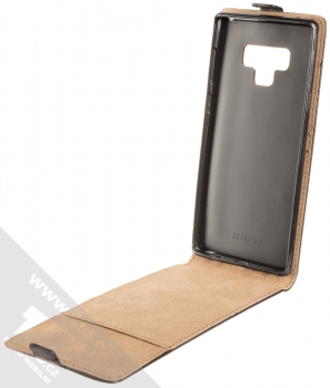 Forcell Slim Flip Flexi otevírací pouzdro pro Samsung Galaxy Note 9 černá (black) otevřené