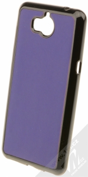 Forcell Thermo tepelně senzitivní TPU ochranný kryt pro Huawei Y5 (2017), Y6 (2017) fialová černá (purple black)