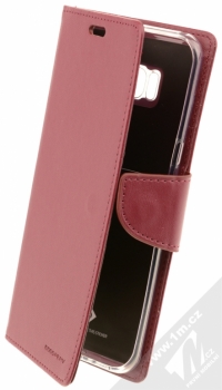 Goospery Bravo Diary flipové pouzdro pro Samsung Galaxy S8 Plus vínově červená (wine red)