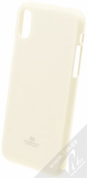 Goospery Jelly Case TPU ochranný silikonový kryt pro Apple iPhone X bílá (white)