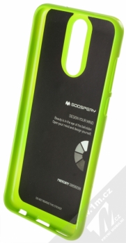 Goospery Jelly Case TPU ochranný silikonový kryt pro Huawei Mate 10 Lite limetkově zelená (lime green) zepředu