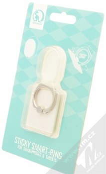 GreenGo Sticky Smart-Ring držák na prst bílá (white) krabička