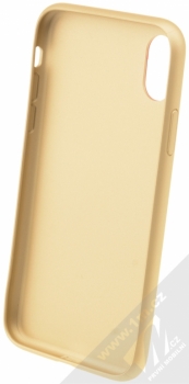 Guess IriDescent Hard Case ochranný kryt pro Apple iPhone X (GUHCPXIGLRE) červená zlatá (red gold) zepředu