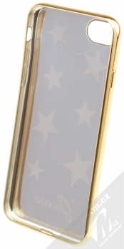 Guess Stars Soft Case ochranný kryt pro Apple iPhone 7 (GUHCP7STARE) červená zlatá (red gold metal) zepředu