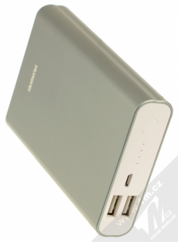 Huawei AP007 PowerBank záložní zdroj 13000mAh pro mobilní telefon, mobil, smartphone, tablet šedá (dark gray) konektory