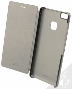 Huawei Folio Flip originální flipové pouzdro pro Huawei P9 Lite šedá (grey) otevřené