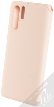 Huawei Wallet Cover originální flipové pouzdro pro Huawei P30 Pro růžová (pink) zezadu