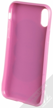 Karl Lagerfeld Paris ochranný kryt s motivem pro Apple iPhone X (KLHCPXPAR) růžová (pink) zepředu