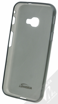 Kisswill TPU Open Face silikonové pouzdro pro Samsung Galaxy Xcover 4 černá průhledná (black) zepředu