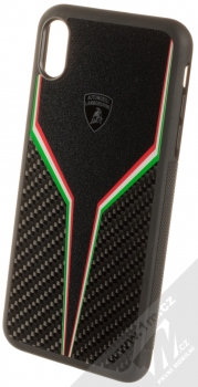 Lamborghini Squadra Corse D2 Carbon ochranný kryt pro Apple iPhone XS Max (LB-TPUPCIPXSM-SC/D2-BK) černá (carbon black)