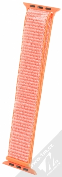 Maikes Nylon Strap textilní pásek na zápěstí pro Apple Watch 42mm, Watch 44mm, Watch 45mm oranžová (orange)