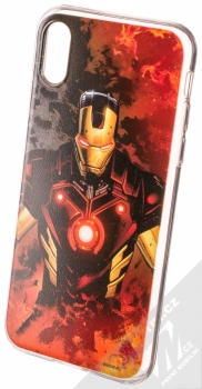 Marvel Iron Man 003 TPU ochranný silikonový kryt s motivem pro Apple iPhone X, iPhone XS oranžová (orange)